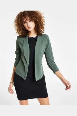 Bar Iii Petite 3/4-Sleeve Shawl-Collar Blazer, Created for Macy