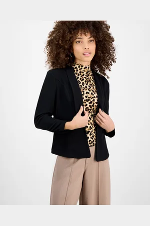 Bar Iii Petite 3/4-Sleeve Shawl-Collar Blazer, Created for Macy