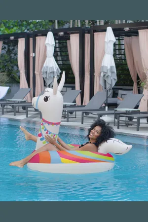 Poolcandy 48" Party Llama Jumbo Pool Tube