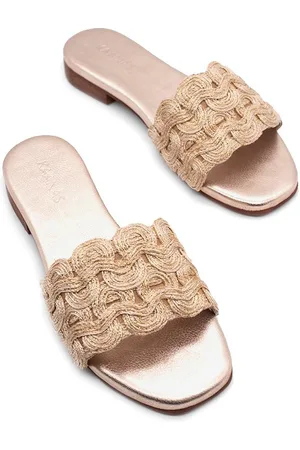 KAANAS Nash Textured Band Slip-on Sandal