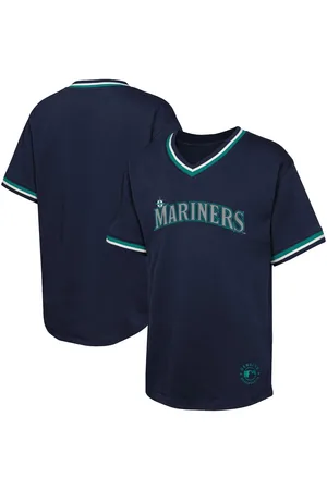 Outerstuff Big Boys and Girls Seattle Mariners Relief Pitcher V-Neck T-Shirt