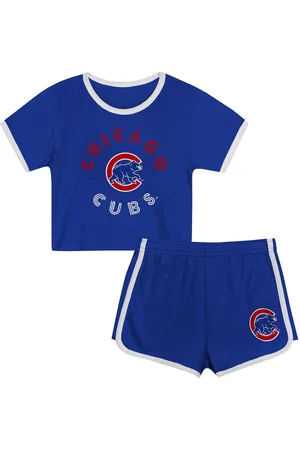 Outerstuff Toddler 2-Pice Chicago Cubs Double Run T-Shirt and Shorts Set