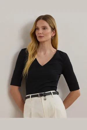 Ralph Lauren Elbow-Sleeve Top