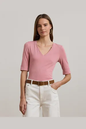 Ralph Lauren Elbow-Sleeve Top