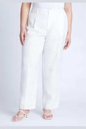Eloquii Plus Size Burnout Trouser