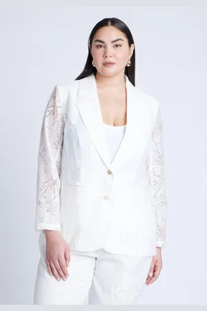 Eloquii Plus Size Burnout Blazer