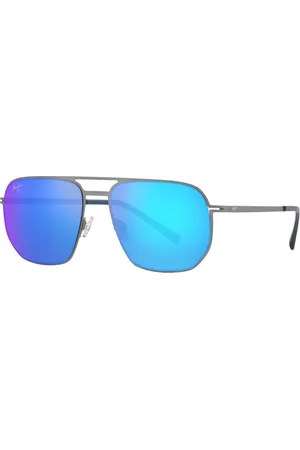 Maui Jim Unisex Polarized Sunglasses, Sharks Cove - Gray, Blue