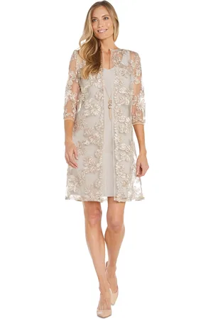 R & M Richards Petite Embroidered Jacket and Dress