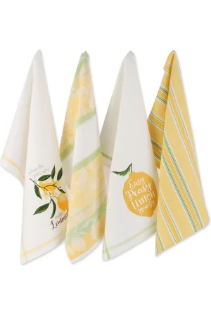 Design Imports Cotton Dishtowel Set, 18" x 28"
