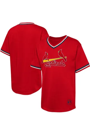 Outerstuff Big Boys and Girls St. Louis Cardinals Relief Pitcher V-Neck T-Shirt