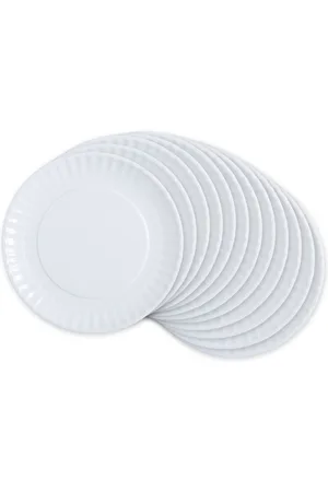 Design Imports Melamine 12-Pc. Round Party or Picnic Plate Set, Service for 12