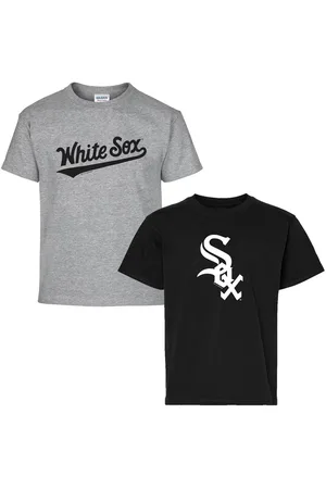 Soft As A Grape Big Boys and Girls 2-Pack Black/Gray Chicago White Sox T-Shirt Set - Black, Gray