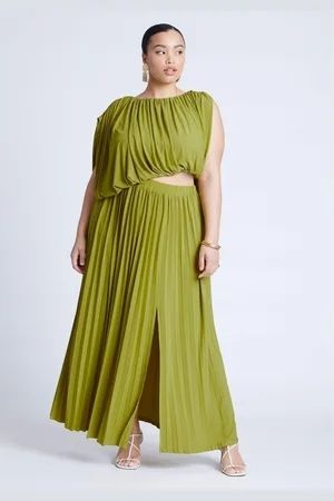 Eloquii Plus Size Asym Bodice Maxi Dress