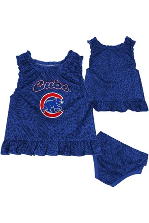 Outerstuff Baby Boys and Girls 2-Piece Chicago Cubs Playground Dress and Bloomers Set