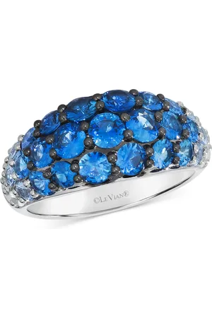 Le Vian Denim Ombre (2-3/4 ct. t.w.) & White Sapphire (1/6 ct. t..w) Dome Cluster Ring in 14k
