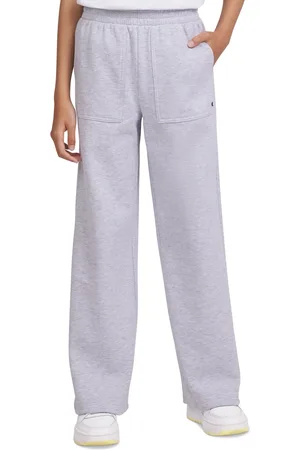 Champion Big Girls Wide-Leg Fleece Sweatpants