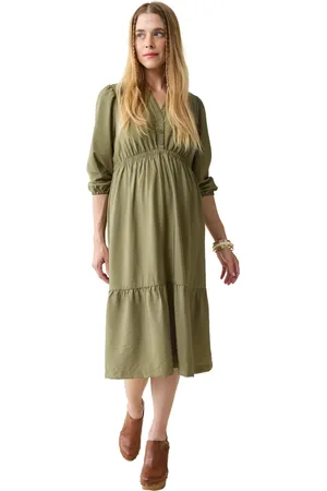 Ingrid & Isabel Maternity Versatile Midi Dress Xl