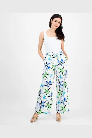 I.N.C. International Concepts Petite High-Rise Wide-Leg Pants, Exclusively at Macy