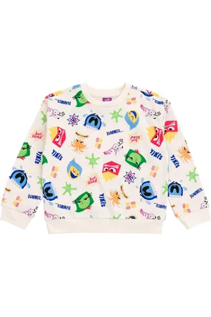 Inside Out Girls Moana Frozen Minnie Mouse Princess Nightmare Before Christmas Toy Story Lion King Mickey Lilo & Stitch Sweatshirt - Beige