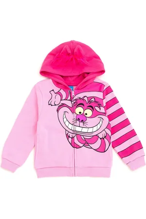 Alice in Wonderland Girls Cheshire Cat Fleece Zip Up Cosplay Hoodie