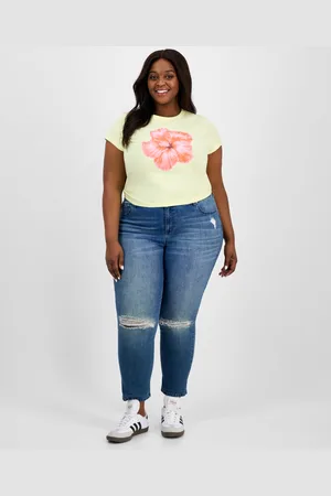 Grayson Threads, The Label Trendy Plus Size Hibiscus Graphic Baby T-Shirt