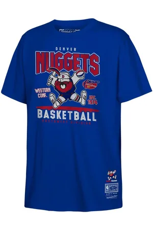 Mitchell & Ness Big Boys and Girls Denver Nuggets Retro Mascot Script T-Shirt