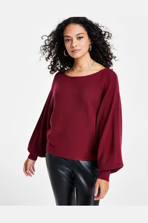 Bar Iii Petite Bishop-Sleeve Sweater, Created for Macy