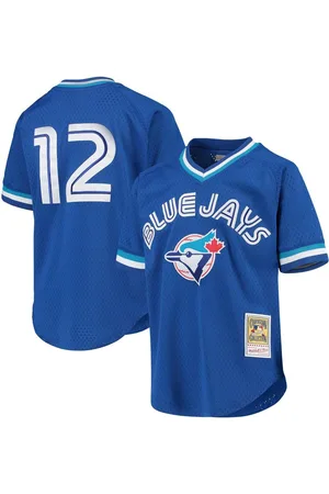Mitchell & Ness Big Boys and Girls Roberto Alomar Toronto Blue Jays Cooperstown Collection Mesh Batting Practice Jersey