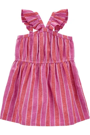 Carters Toddler Girls Striped Lenzing Ecovero Dress