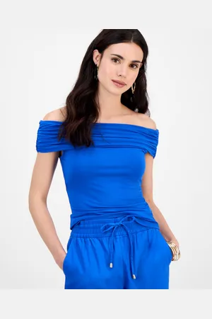 I.N.C. International Concepts Petite Off-The-Shoulder Top, Exclusively at Macy