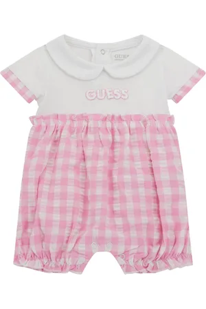 Guess Baby Girls Seersucker One Piece