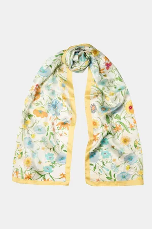 Elizabetta Primavera - Long Satin Silk Scarf for Women