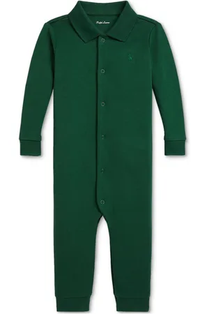 Ralph Lauren Baby Cotton Polo Coverall