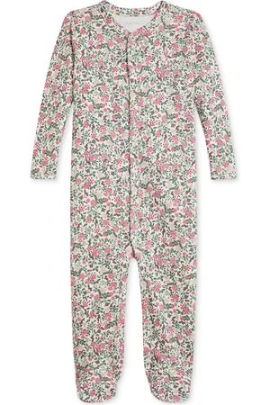 Ralph Lauren Baby Girls Floral Coveralls