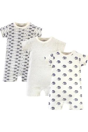 Touched by Nature Baby Boys Organic Cotton Jumpsuits