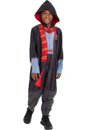 Harry Potter Boys Fleece Zip Up Costume Coverall