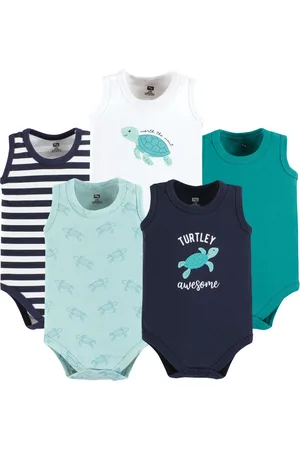 Hudson Baby Boys Hudson Soft Cotton Sleeveless Onesies