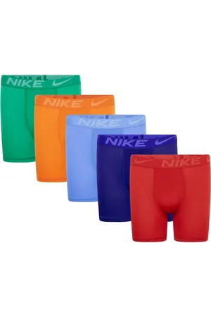 Nike Big Boys Dri-fit Polyester Color Pop Boxer Briefs Underwear, 5-Pack