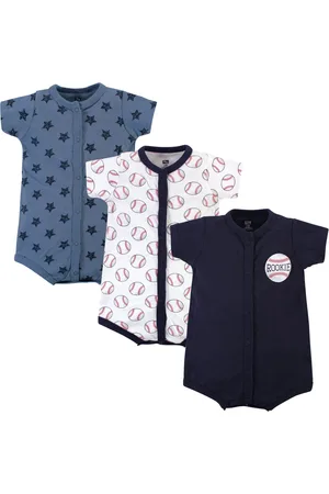 Hudson Baby Boys Hudson Soft Cotton Jumpsuits
