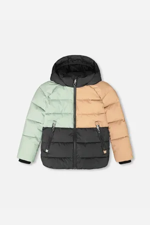 Deux par Deux Boy Colorblocked Puffy Winter Coat - Child