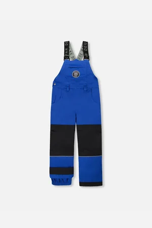 Deux par Deux Big Boys Solid Play Overall Snow Bib