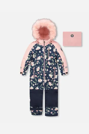 Deux par Deux Big Girls One-Piece Play Snowsuit