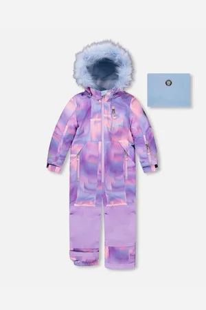 Deux par Deux Big Girls One-Piece Play Snowsuit