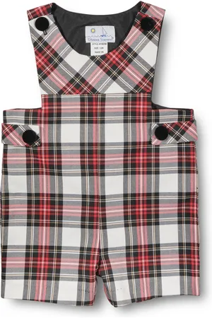 Florence Eiseman Baby Boys Plaid Shortall