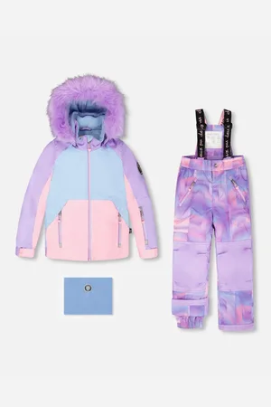 Deux par Deux Girls Two-Piece Play Snowsuit