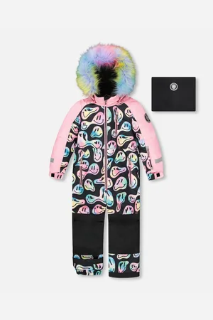 Deux par Deux Girl One-Piece Play Snowsuit - Child
