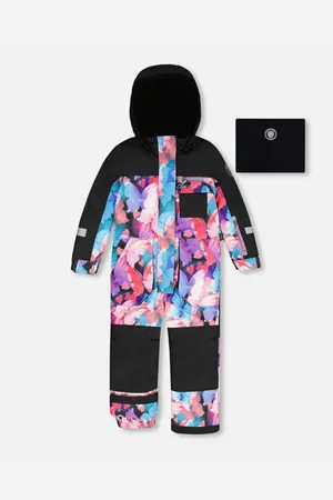 Deux par Deux Girl One-Piece Play Snowsuit - Child