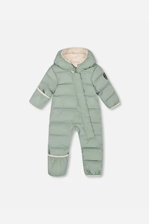 Deux par Deux Baby Boys One-Piece Cloud Compressible Snowsuit Designed for Car Seat
