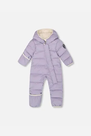 Deux par Deux Baby Girls One-Piece Cloud Compressible Snowsuit Designed for Car Seat