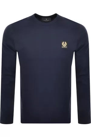 Belstaff Long Sleeve Logo T Shirt